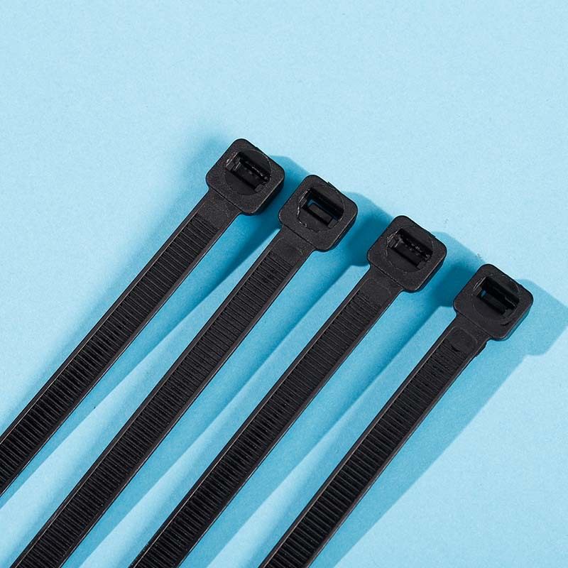 Nylon Cable Ties 100 Pieces Per Pack, Factory Direct Sales, 3*4*5*8 Multiple Specifications, Self-Locking Cable Ties, White, Bulk Wholesale