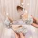 Girls' Princess Sandals Summer 2024 New Style Children's Fashionable All-match Little Girl's Children's Day Performance Dance Shoes