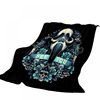 Screaming Face Horror Blanket Cute Flannel Blanket Blanket Bedding Blanket Soft Cartoon Lazy Blanket