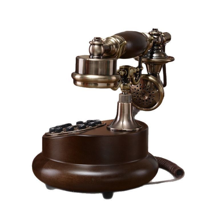 欧式复古电话机老式古董仿古家用办公固定座机有线简约中式电话