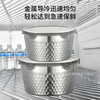 Crisper food grade stainless steel food storage box sealed 304 refrigerator frozen packing box crisper wholesale