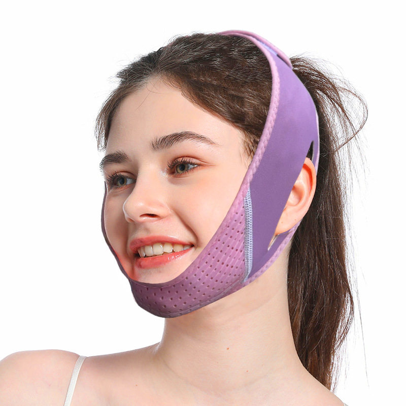 V-Face Mask, Small Face Shaping Sleep Mask, Firming Nasolabial Folds, Double Chin Lifting, Small V-Face Bandage, Double Chin