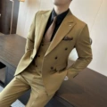 Camel (suit + vest + suit pants)