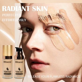 No Makeup Removal, Natural Concealer, Easy to Apply, 6-Color Liquid Foundation, Excellent Concealing Power, Waterproof, Sweat-Proof, Long-Lasting Fresh Foundation