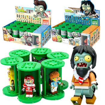 Authentic Plants Vs. Zombies Blind Box Zombie Legion Riding and Stacking Scene Educational Assembly Toy Children's Day Gift