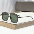 Gunmetal frame, green lens