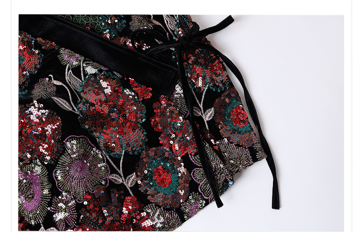 Áo khoác nữ thêu hoa đính sequin thêu nổi bật dáng suông — Begonia đỏ (giao hàng trong 7 ngày), Begonia đỏ (phát hành cùng ngày)