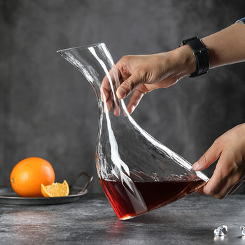 Creative Swan Wine Decanter Household S-shaped Wine Dispencer Fast Wine Pour High-grade Crystal Wine Dispelling Pot