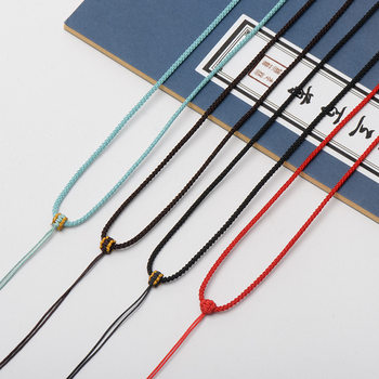 Necklace Rope Fine Hand-woven Jade Agate Crystal Pendant Lanyard Plain Rope Jewelry Hanging Neck Lanyard