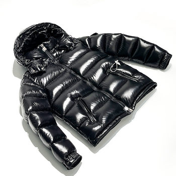 Mengjia down Jacket Men's 2025 New Maya High Version Must-Have Classic Hooded Classy Goose down Jacket