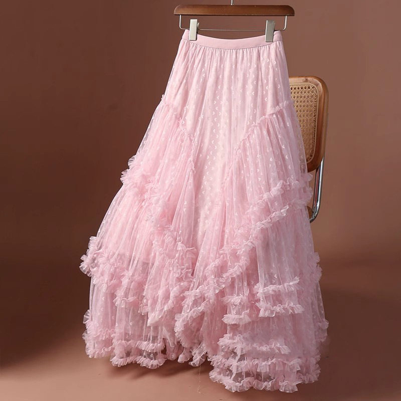 Mesh High-Waisted Skirt — Image 9