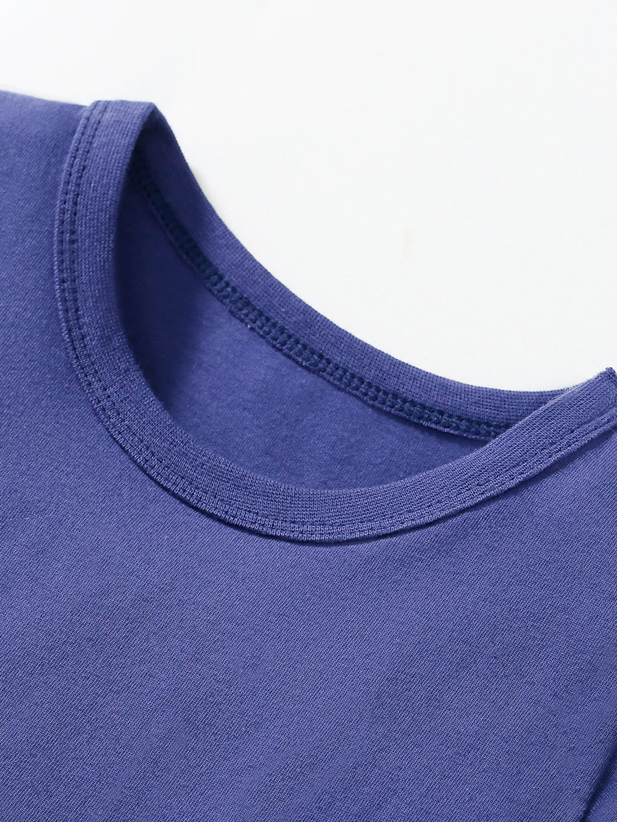 Kids' Summer Rabbit Print T-Shirt, Boys' Cotton Applique Top