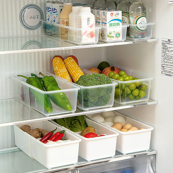 Refrigerator Storage Box Food Grade Preservation Box Finishing Artifact Kitchen Vegetable Dumpling Freezing Special Egg Storage Box