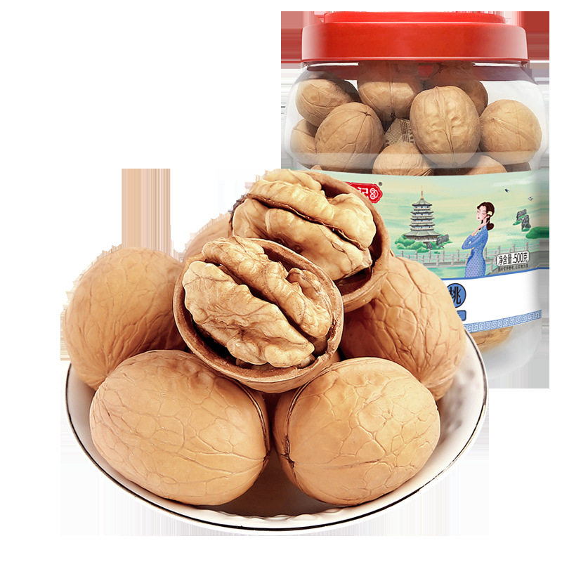 [Customized Canned] Yao Shengji Food Xinjiang Large Walnut Thin Paper Walnut Pregnant Women Snacks Nuts Wholesale
