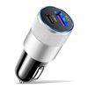 Small steel gun car charger 3.1A USB + PD metal aluminum alloy car charger mobile phone car charger cross-border wholesale