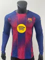 25-26 barcelona home long sleeves 2