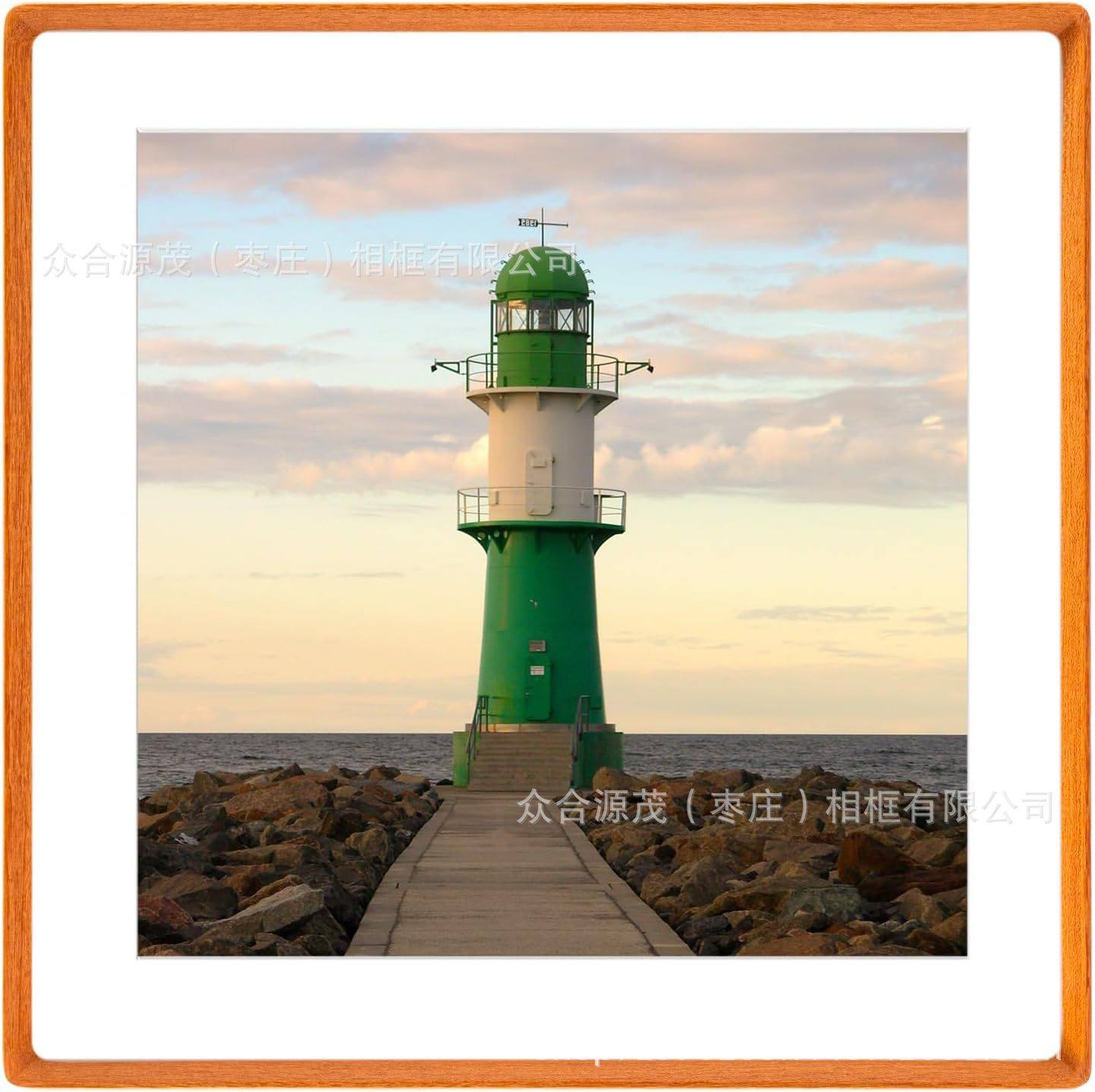 New Chinese Style Black Walnut Solid Wood Square Photo Frame High-End Chinese Painting Calligraphy Framed Picture Frame Table Photo Wall