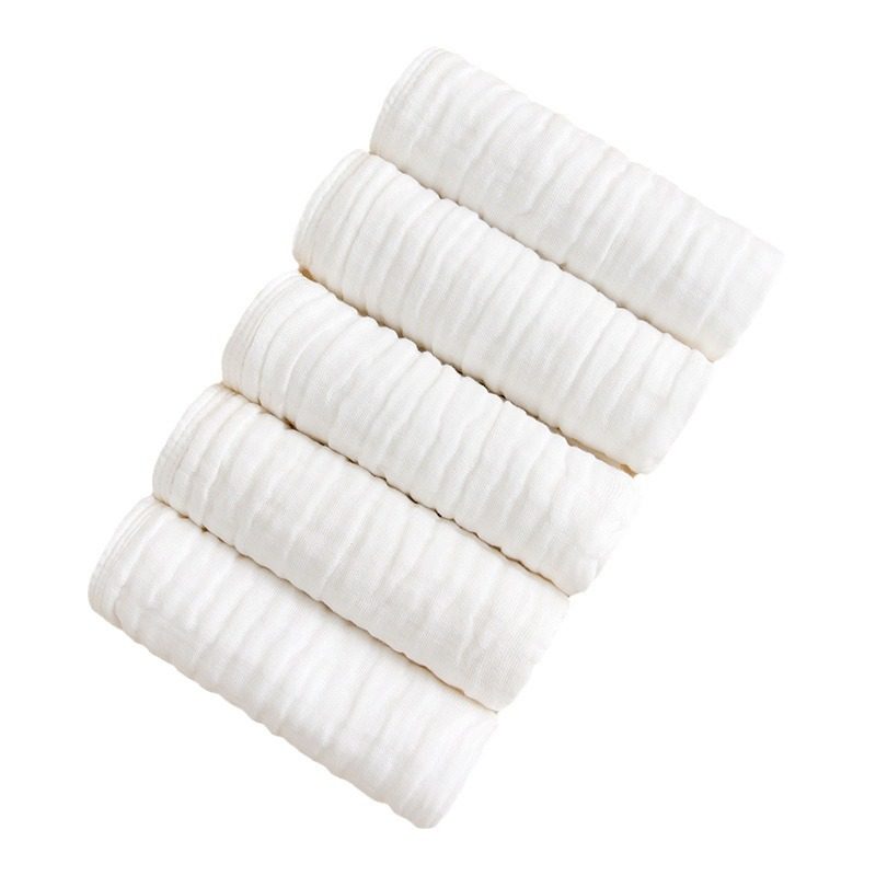 Six-layer gauze towel baby enlarged thickened face towel saliva towel gauze bath towel embroidered logo