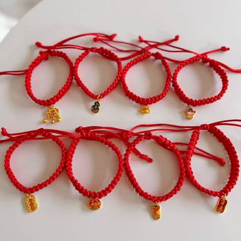 Pet Dog Dog Collar Cat Necklace Safe Lucky Red Rope Neck Decoration Teddy Shorter than Bear Yorkshire