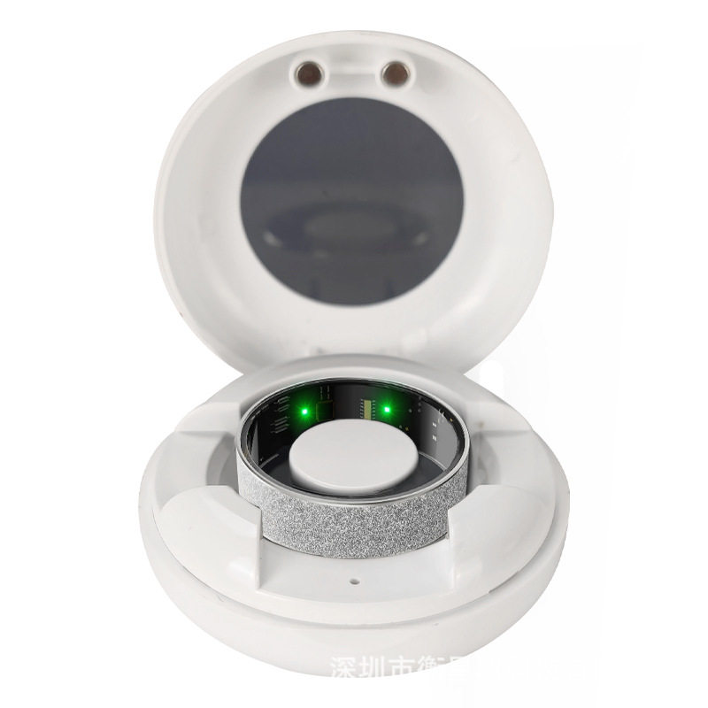 Cross-Border Exclusive Supply of Factory Direct Sales of Black Technology Ring-Type Charging Case Charging Box Smart