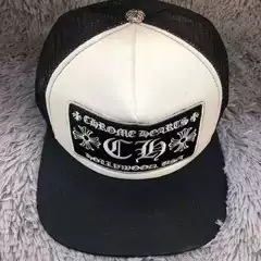 24SSChrome Hearts Kolo Hat Sanskrit Embroidery Color Matching Cap Couple's Cross-border Flat Top