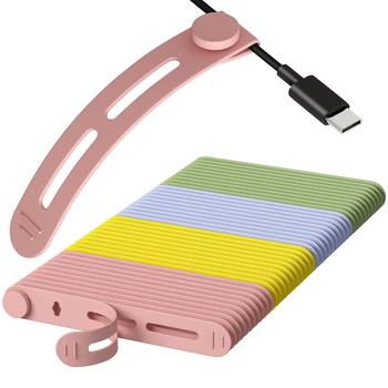 Amazon Explosions Creative Silicone Wire Organiser Data Cable Earphone Line Storage Charging Cable Organize Multifunctional Strap