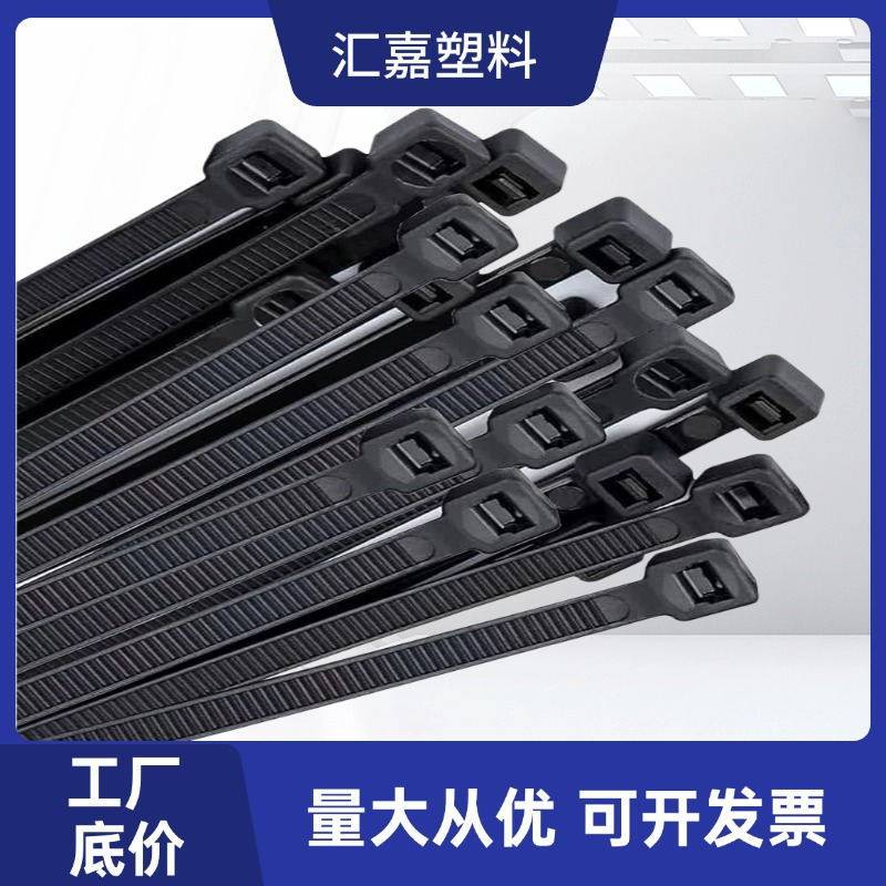 Nylon Cable Ties, Thickeneded Self-Locking Cable Ties, 4/6/8/12 Multiple Sizes Available, High Strength, Waterproof and Temperature Resistant