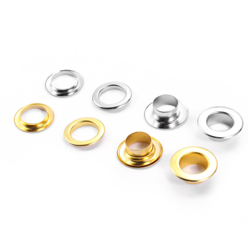 Factory Direct Supply Metal Eyelet Button with Claw Tent Double-Sided Buttonhole Ready-Made Stainless Steel Eyelet Metal Button