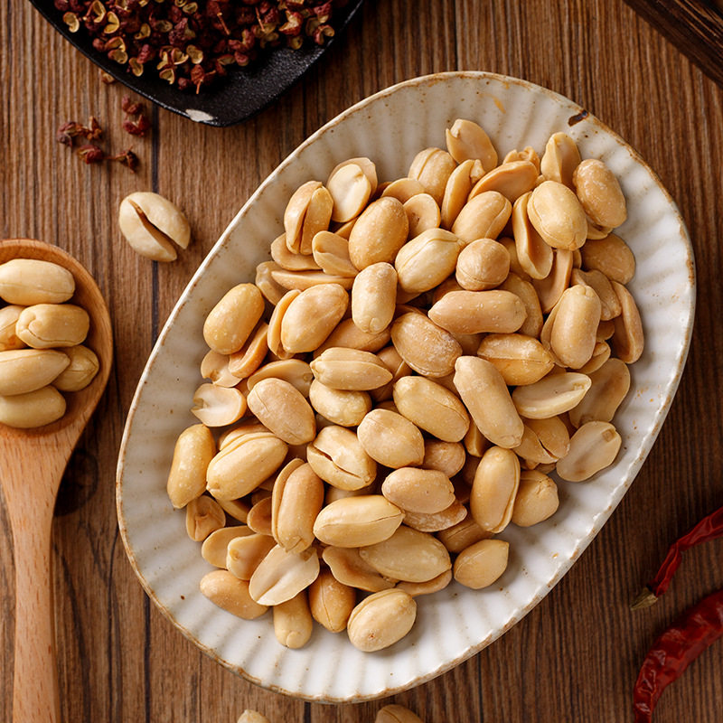 Premium Crispy Oil-Free Peanuts 500g Nut Kernels Roasted Snack Shelled Ready-To-Eat Appetizer Peanuts