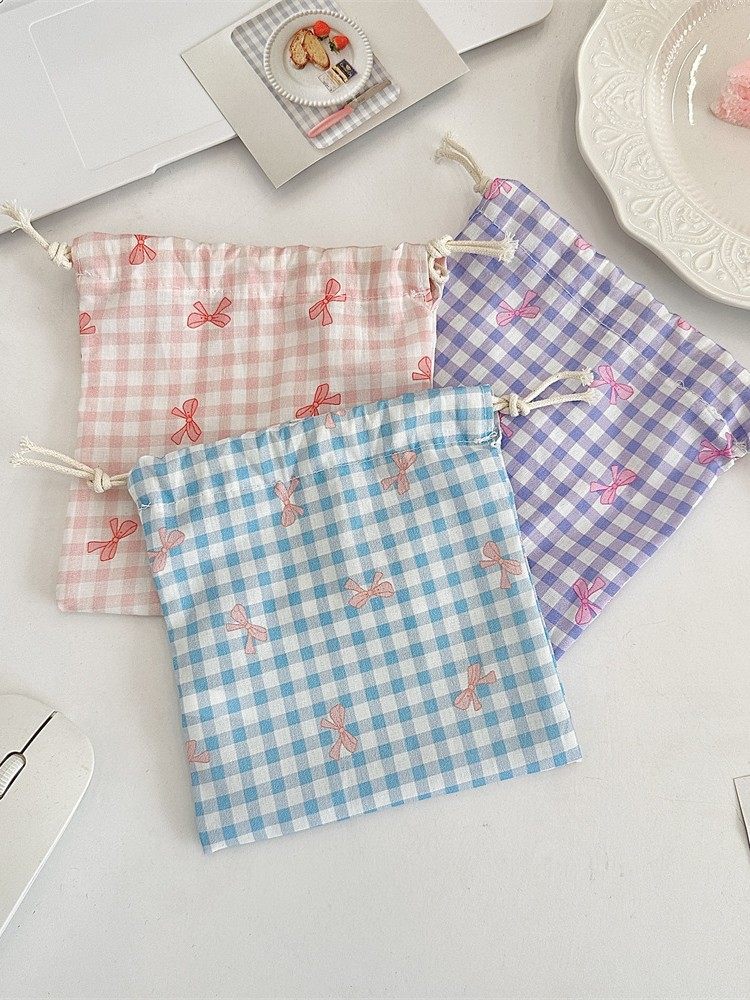 01121 Drawstring Bucket Women's Handbag Bag Sundries Fit Bag Lipstick Change Storage Bag Jewelry Dust Bag