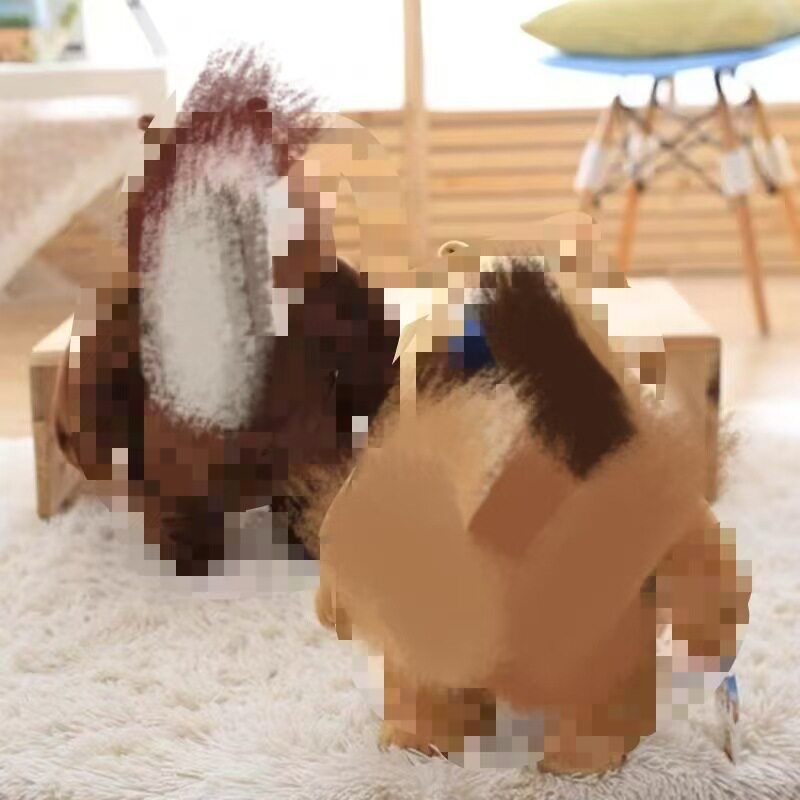 40厘米12寸大号毛绒玩具地推礼品娃娃婚礼互动公仔玩具活动定logo