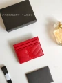 Big red caviar leather gold buckle