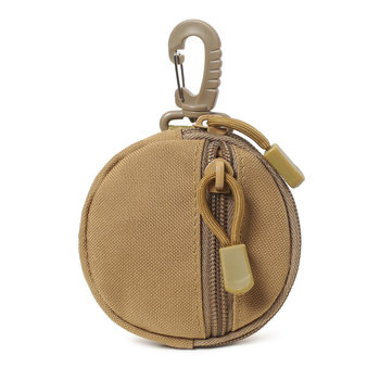 Outdoor Key Bag Waterproof Coin Coin Purse Earphone Protection Bag EDC Round Small Hanging Bag