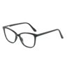 Milk tea color tr90 glasses frame women's round frame anti-blue light flat mirror big face slimming adjustable degree myopia eye frame
