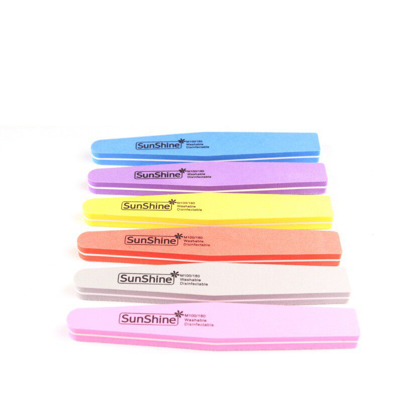 sunshine nail sponge sand bar sanding strip manicure set tool nail file does not drop sand waterproof grinding Rod
