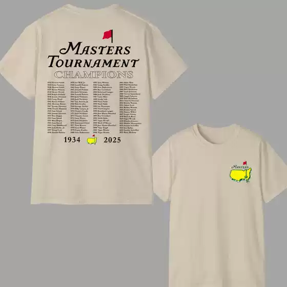 [Cross-Border European Code] the Masters Golf T-Shirt, New Version Augusta