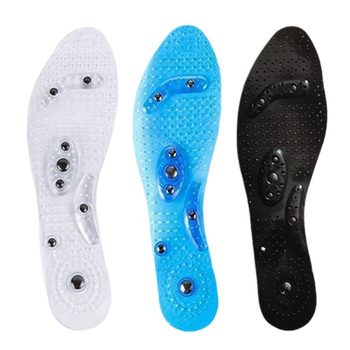 Yongquan Acupoint Trendy Volcanic Magnetic Insoles for Men and Women Acupoint Foot Sole Massage Pads Magnetic Pebbles Non-Therapeutic