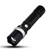 Cross mirror new LED charging zoom aluminum alloy outdoor waterproof strong light multifunctional household portable flashlight