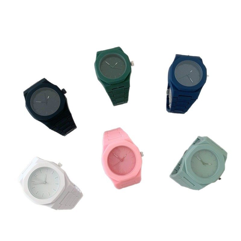 Pink Large Dial High-Value Chain Watch Fashion Trend High-End Temperament Quartz Watch for Girls Student Exam