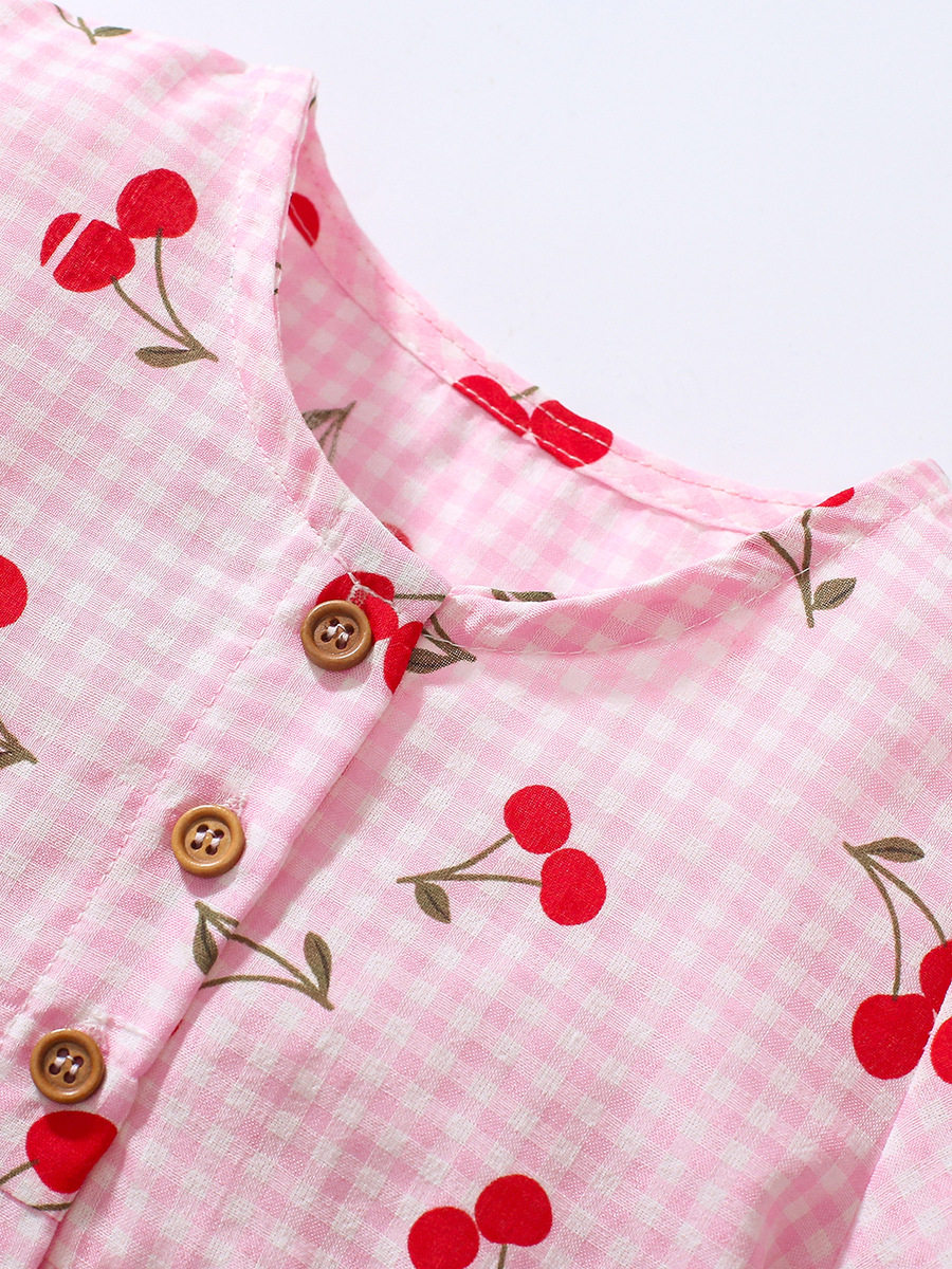 Girls' Dress, Summer Cotton Kids' Princess Dress, Cute Baby Girls' Casual Skirt