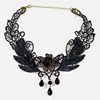 Cross-Border Accessories Female Palace Gothic Sexy Choker Lace Necklace Choker Clavicle Chain Flower Lace Neck Strap