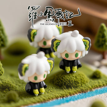 Luo Xiaohei Daily Series Small Particle Blind Box Cute Anime Peripheral Figures Desktop Ornaments Dolls Birthday Gifts