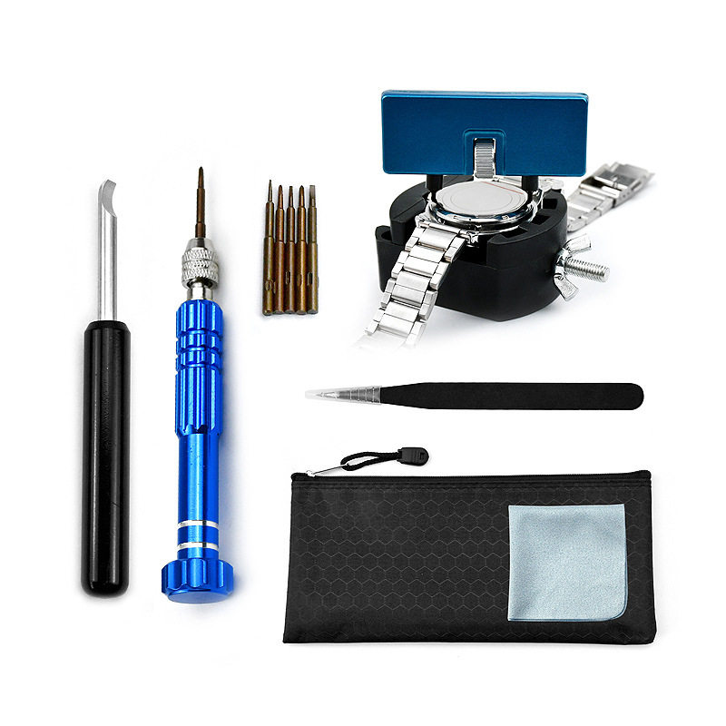 Watch Maintenance Tools Table Opening Holes Table Repair Holes Table Opening Holes Table Fixing Holes Open Back Cover Tool Combination suit