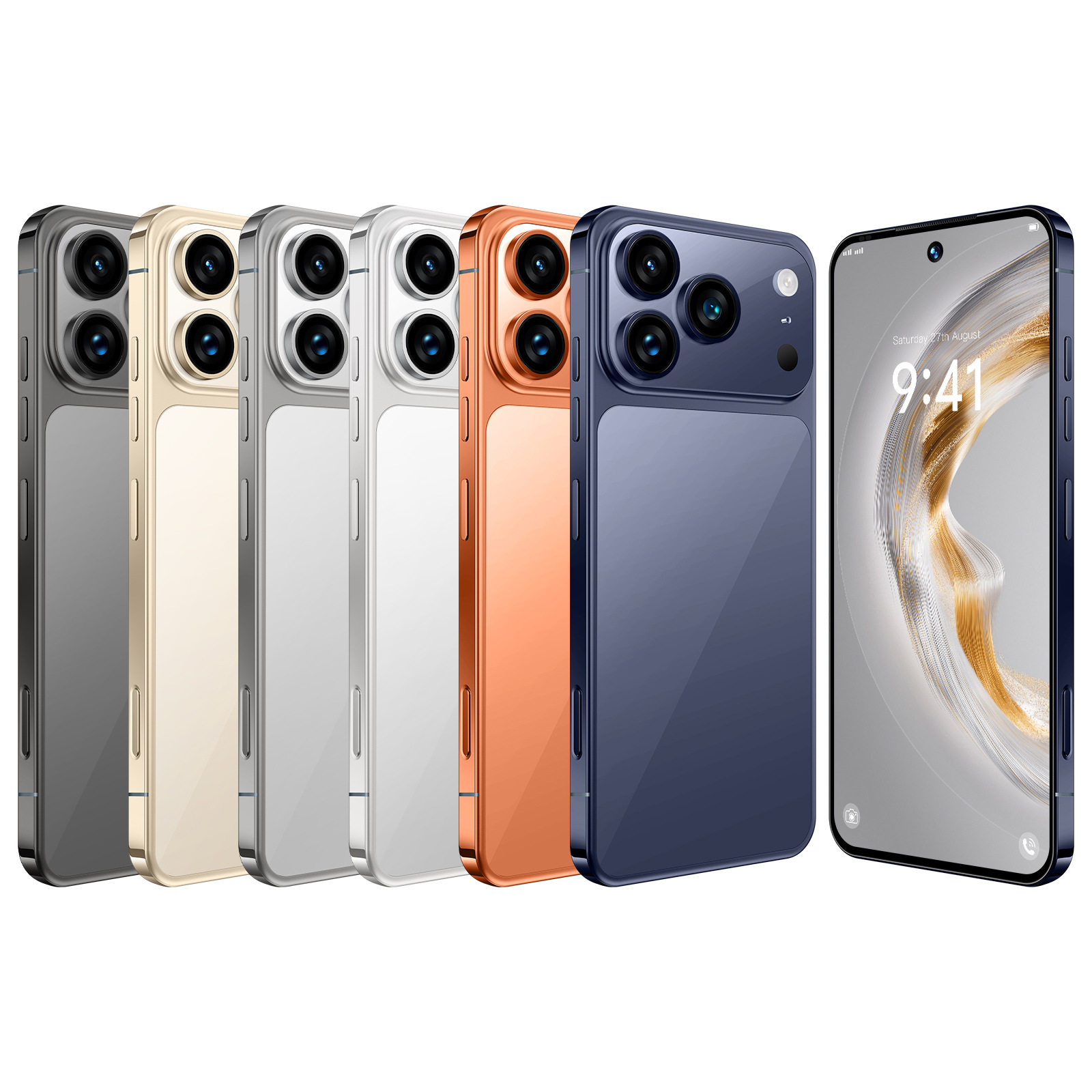 跨境TK爆款手机i17ProMax全球版真4G八核大屏安卓智能手机16+1TB
