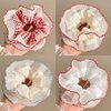 Spring and summer sweet lace large intestine hair ring 2025 new elegant high-end feeling large ball hair rope hair accessories