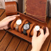 Cross-border New Genuine Leather Large Capacity Removable Hidden Buckle Watch Bracelet Collection Storage Box Creative Cowhide Watch Box