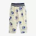 Mini all-over printed earth pants