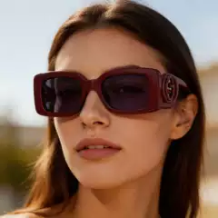 European and American Fashion Big-Name Square-Frame Sunglasses for Women, Personalized Small-Frame Sunglasses for Men, Cross-Border Wholesale Sunglasses