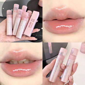 Gege Bear Gogo Bear Water Sense Ice Permeable Color Lip Honey Moisturizing Clear Sense Pure Jelly Light Lip Glaze