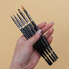 Source factory black fishtail Rod nail pen set color painting flower pull line vignetting sweep gradient phototherapy pen